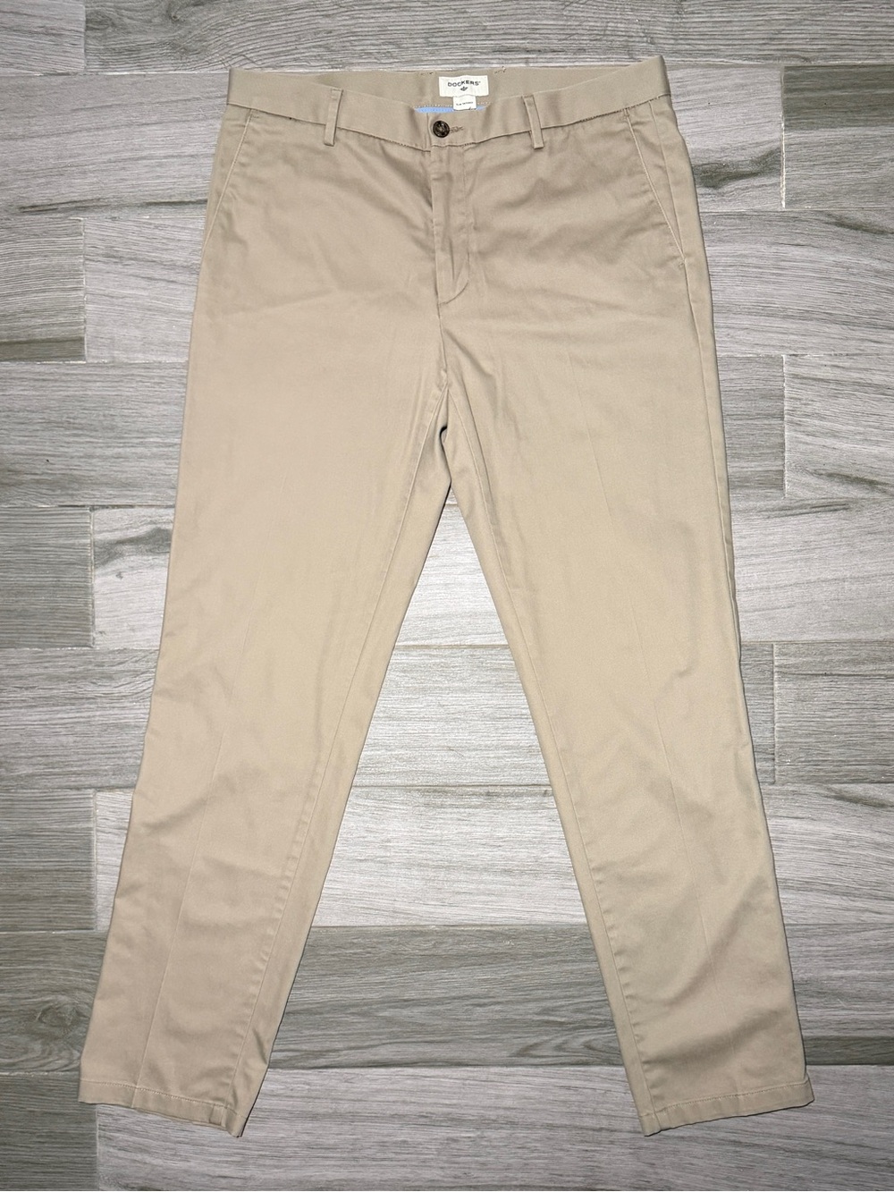 Dockers Slim Tapered Beige Cream Khaki Chino Pants